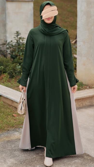 Haki Yandan Garnili Ferace 5118