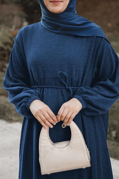 İndigo Robalı Oversize Elbise Nsr 5110