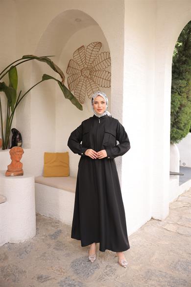 Siyah Ceket Elbise Takım 5091