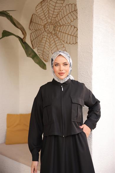 Siyah Ceket Elbise Takım 5091