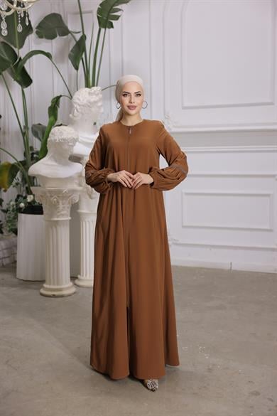 Taba Balon Kol Taşlı Ferace 5017