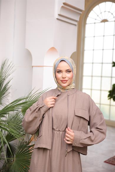 Vizon Ceket Elbise Takım 5091