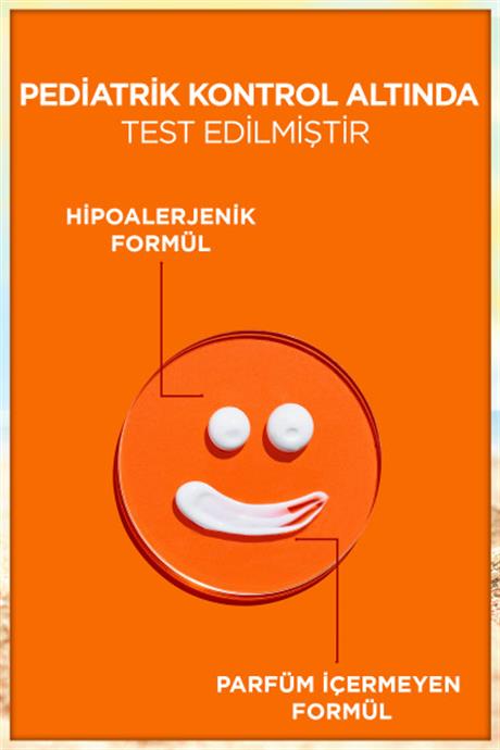 Garnier Ambre Solaire Sensitive Advanced Çocuk Güneşe Karşı Hassas Ciltler İçin Hipoalerjenik Koruyucu Süt 50 SPF 200 Ml