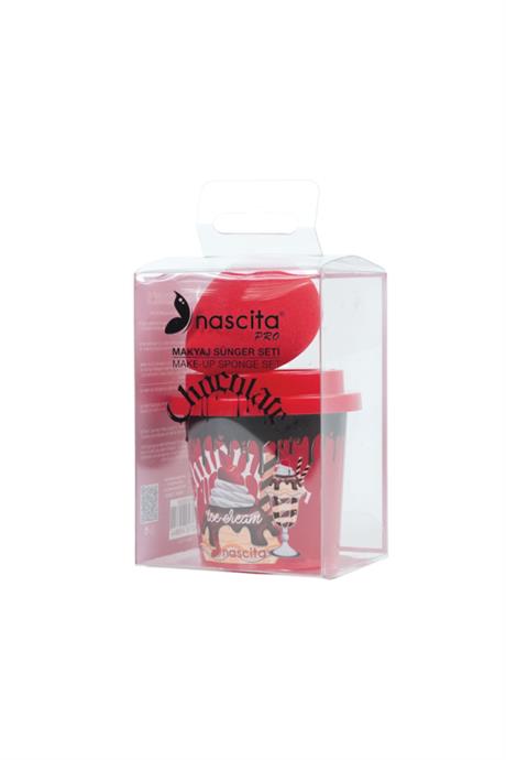 Çikolata Makyaj Sünger Seti - 128
