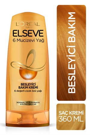 Elseve 6 Mucizevi Yağ Besleyici Bakım Kremi 360 ml