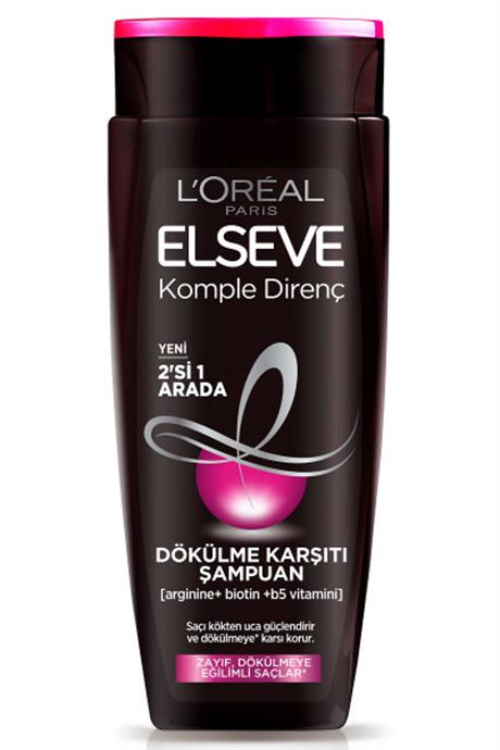 LOréal Paris Elseve Komple Direnç Dökülme Karşıtı 2si 1 Arada Şampuan 360 ml