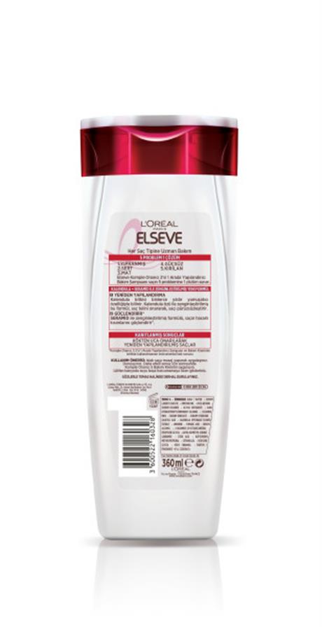 LOréal Paris Elseve Komple Onarıcı 5 Yapılandırıcı Bakım Şampuanı 2si 1 Arada 360 ml