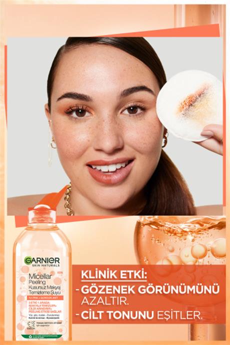 Garnier Micellar Peeling Kusursuz Makyaj Temizleme Suyu 400 ML
