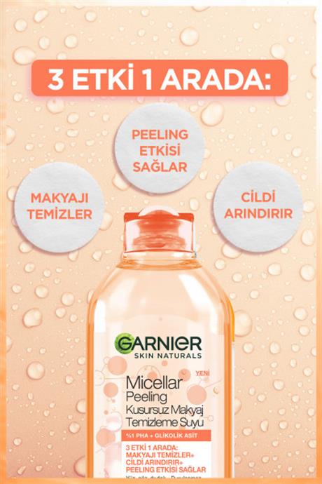 Garnier Micellar Peeling Kusursuz Makyaj Temizleme Suyu 400 ML