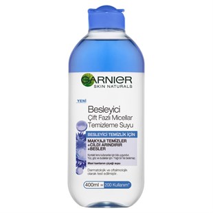 Garnier Besleyici Çift Fazlı Micellar Makyaj Temizleme Suyu 400ML