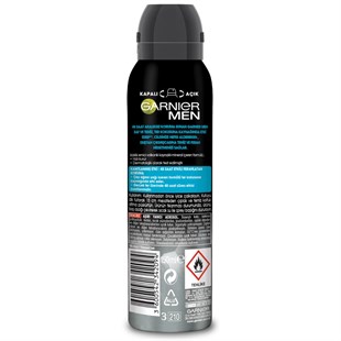 Garnier Men Saf ve Temiz Aerosol Erkek Deodorant 150 ml