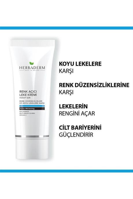Herbaderm Renk Açıcı Leke Kremi (Vücut İçin) 60 Ml