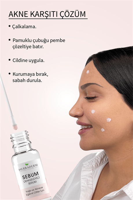 Herbaderm Sebum Dengeleyici Serum Yağlı ve Akne