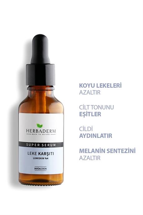 Herbaderm Süper Serum (Lumiskin %4) Leke Karşıtı 30 Ml