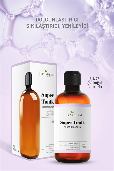 Herbaderm Vegan Collagen Dolgunlaştırıcı Super Tonik