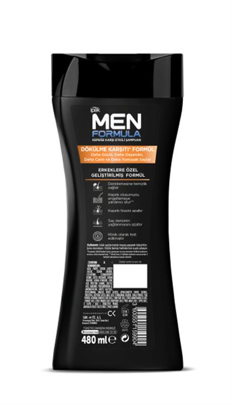 Ipek Men Formula Kepeğe Karşı Etkili Şampuan - Dökülmeye Eğilimli Saçlar