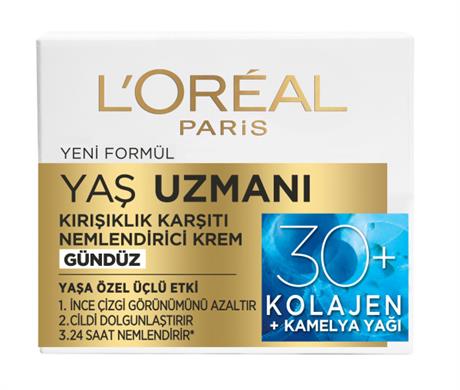 LOréal Paris Yaş Uzmanı 30+ Kırışıklık Karşıtı Nemlendirici Krem