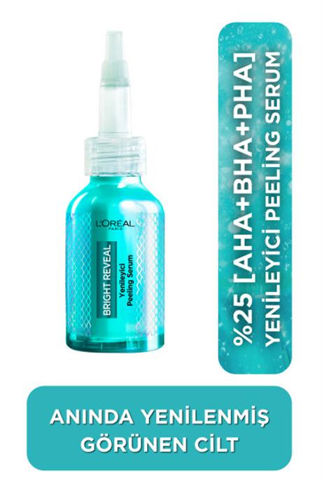 Bright Reveal Koyu Lekelere Karşı Hızlı Etkili Yenileyici Peeling Serum 25% [AHA + BHA + PHA] 25ml