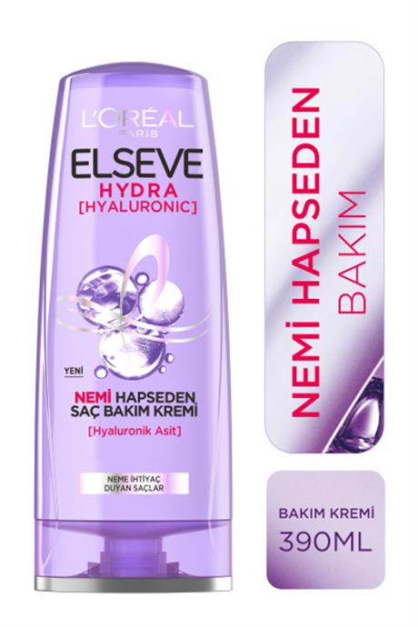 Loréal Paris Elseve Hydra [hyaluronic] Nemi Hapseden Saç Bakım Kremi 390ML