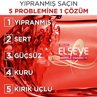 LOréal Paris Elseve Komple Onarıcı 5 Yapılandırıcı Bakım Şampuanı 390 ml