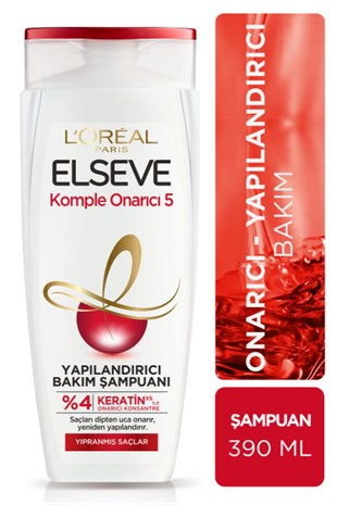 LOréal Paris Elseve Komple Onarıcı 5 Yapılandırıcı Bakım Şampuanı 390 ml