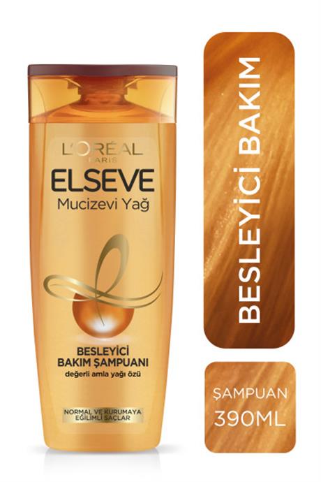 LOréal Paris Elseve Mucizevi Yağ Besleyici Bakım Şampuanı 390 ml