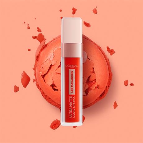LOréal Paris Les Macarons Likit Mat Ruj 826 Mademoiselle Mango