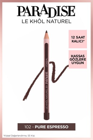 LOréal Paris Paradise Le Khol Göz Kalemi 102 Pure Espresso