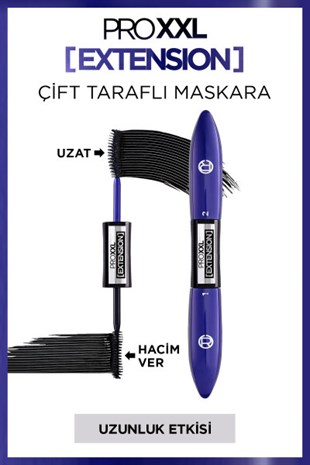 LOréal Paris Pro XXL Extension Çift Taraflı Maskara - Uzunluk Etkisi