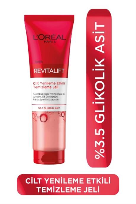 LOréal Paris Revitalift Cilt Yenileme Etkili Temizleme Jeli 150 ml- Glikolik Asit