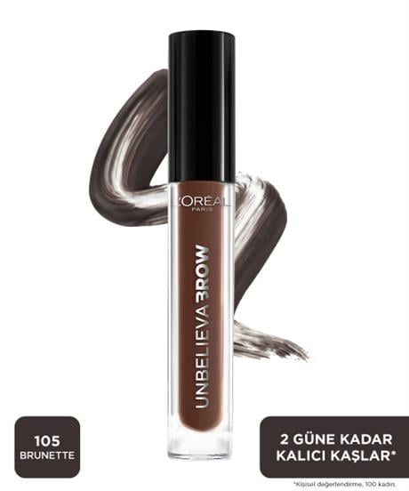 LOréal Paris Unbelieva Brow Uzun Süre Kalıcı Kaş Jeli - 105 Brunette