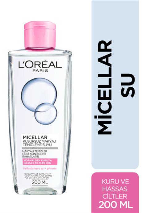 LOréal Paris Micellar Makyaj Temizleme Suyu 200ml - Normalden Kuruya
