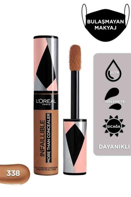 LOréal Paris Infaillible Tüm Yüze Uygulanabilir Kapatıcı 338 Honey