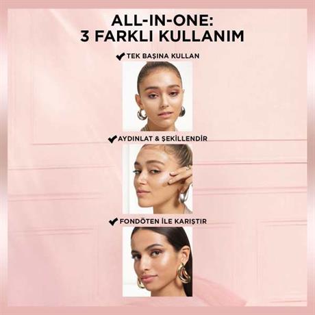 LOréal Paris Glotion All-In-One Doğal Işıltı 901 - Fair Glow 40 ml