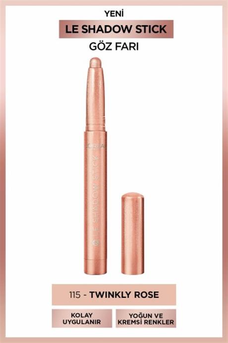 LOréal Paris Le Shadow Stick Göz Farı - 115 Twinkly Rose