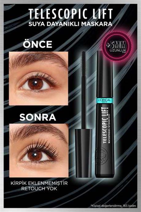 LOréal Paris Telescopic Lift Suya Dayanıklı Maskara