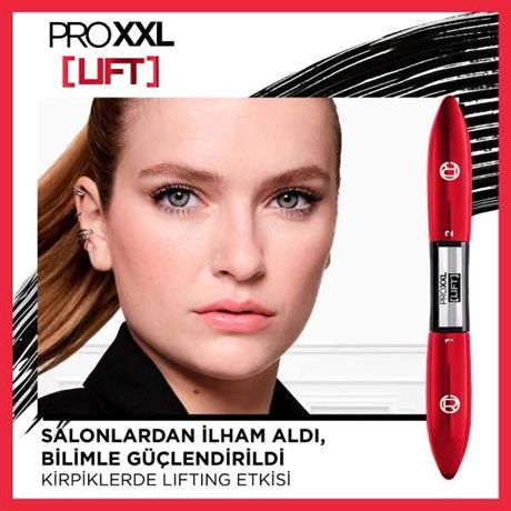 LOréal Paris Pro XXL Lift Çift Taraflı Maskara - Kirpik Lifting Etkisi