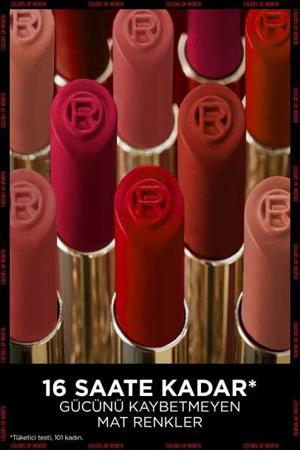 Loreal Paris Color Riche Colors of Worth Intense Volume Matte Ruj - 200 Orange Stand Up