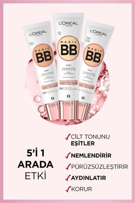 LOréal Paris Magic BB Renkli Nemlendirici Krem - Light