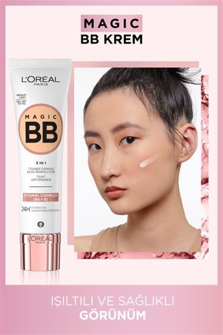 LOréal Paris Magic BB Renkli Nemlendirici Krem - Medium Light