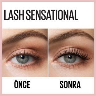 Maybelline Lash Sensational Maskara -Ekstra Siyah
