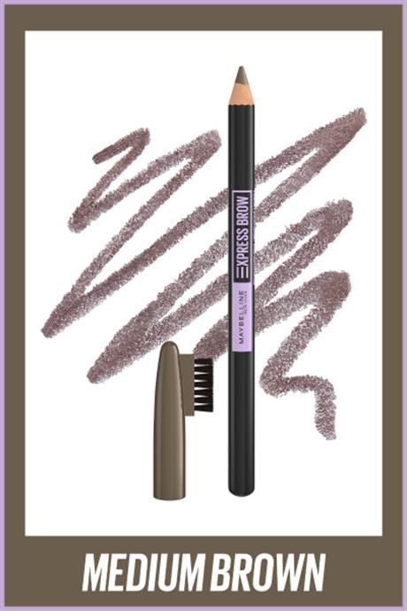 Maybelline New York Express Brow Shaping Pencil - Medium Brown