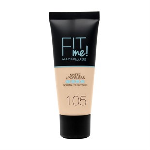 Maybelline New York Fit Me Matte Fondöten -105 Natural Ivory
