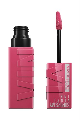 Maybelline New York Super Stay Vinyl Ink Uzun Süre Kalıcı Likit Parlak Ruj 20 Coy