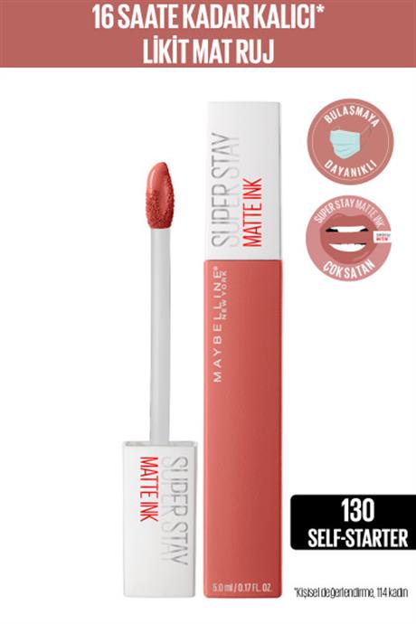 Maybelline Super Stay Matte Ink Kahverengi Ruj - 130