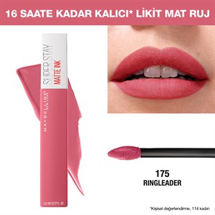 Maybelline Super Stay Matte INK Mat Ruj 175 Pembe