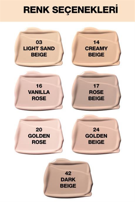 Maybelline New York Affinitone Fondöten - 17 Rose Beige