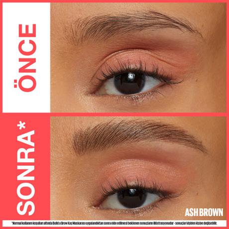 Maybelline New York Build a Brow 2in1 Kaş Kalemi ve Jeli Ash Brown