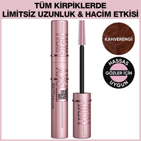 Maybelline New York Lash Sensational Sky High Kahverengi Maskara