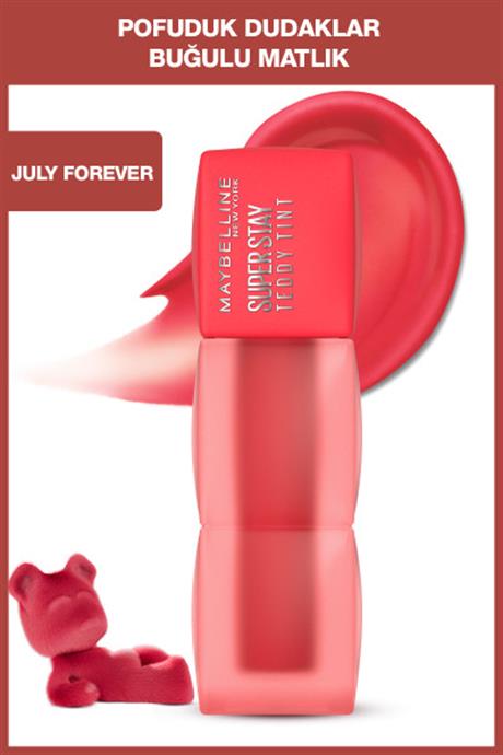 Maybelline Super Stay Teddy Tint Uzun Süre Kalıcı Likit Mat Tint 35 July Forever